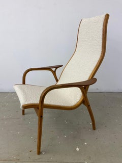 Yngve Ekstrom High Back Lamino Lounge Chair by Swedese