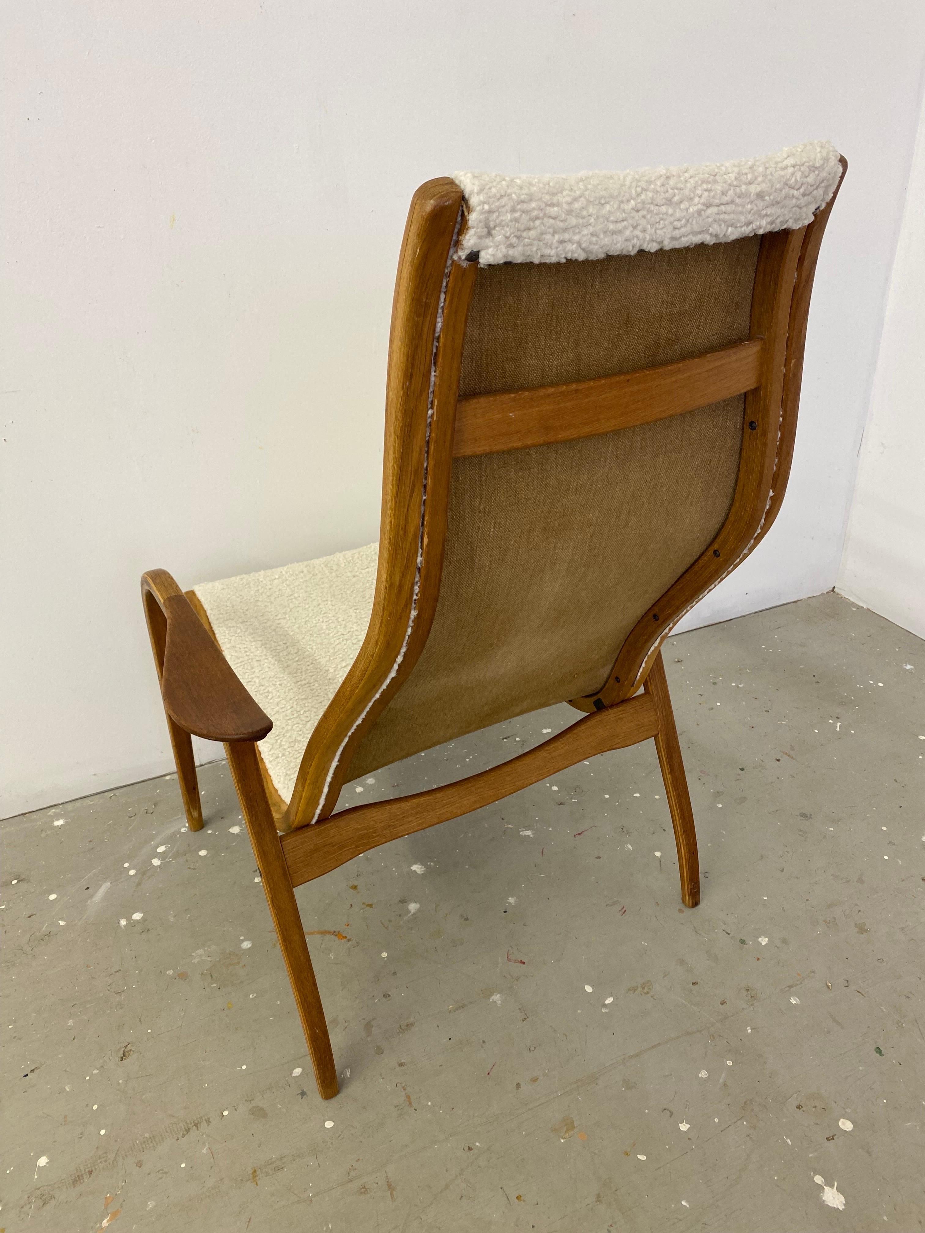 Yngve Ekstrom High Back Lamino Lounge Chair by Swedese 1