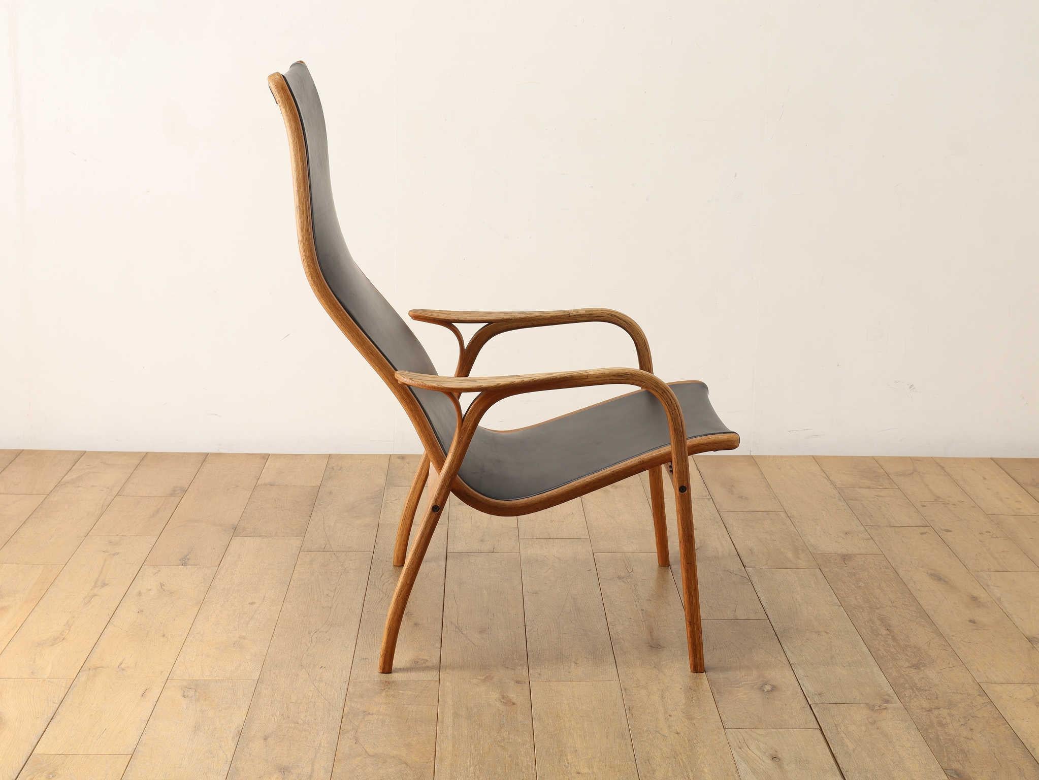 Yngve Ekstrom Lamino Armchair And Ottoman 1960's For Sale 5