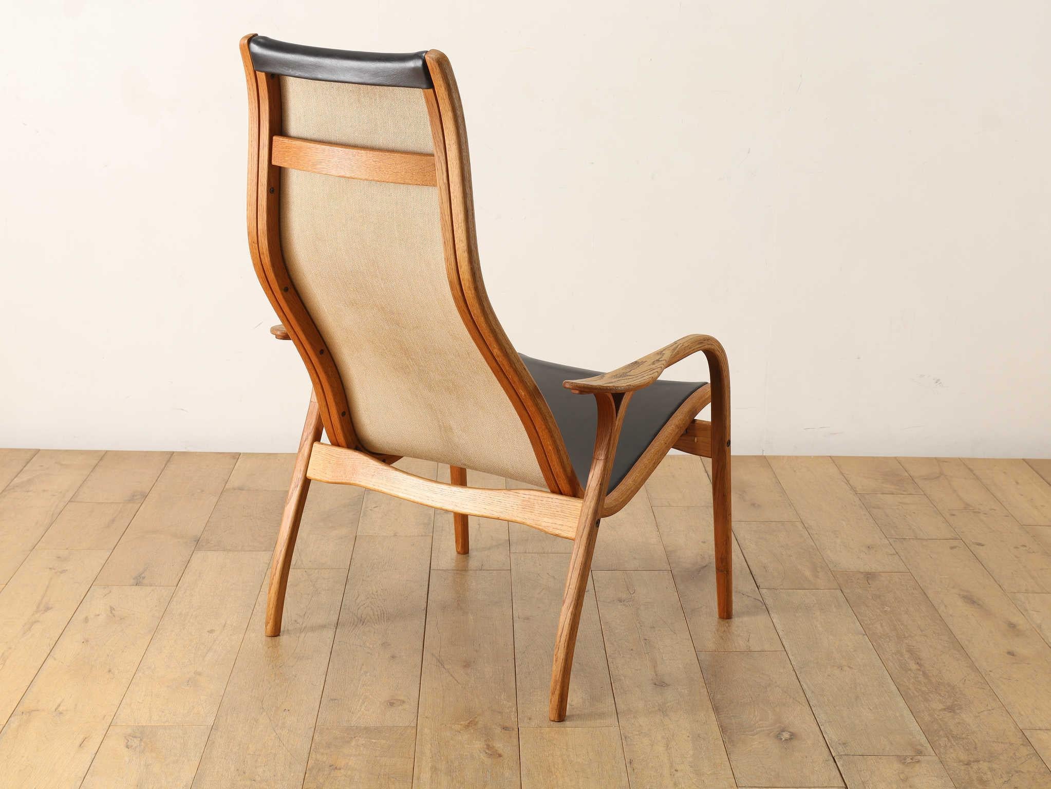 Yngve Ekstrom Lamino Armchair And Ottoman 1960's For Sale 6