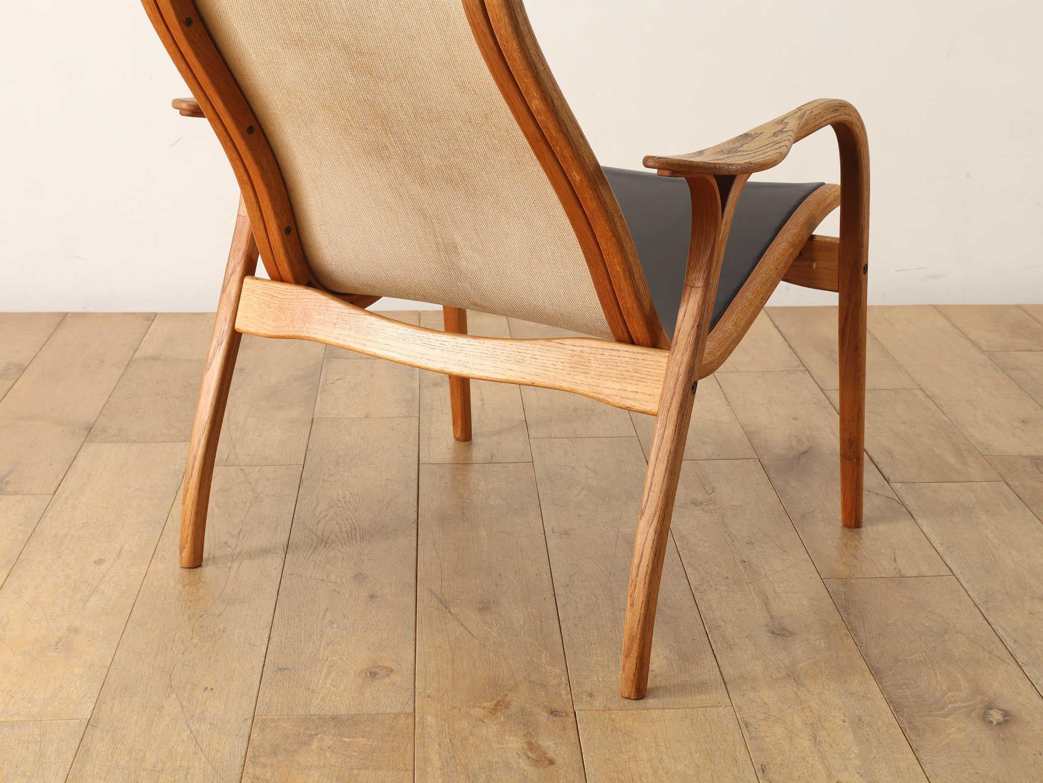 Yngve Ekstrom Lamino Armchair And Ottoman 1960's For Sale 8
