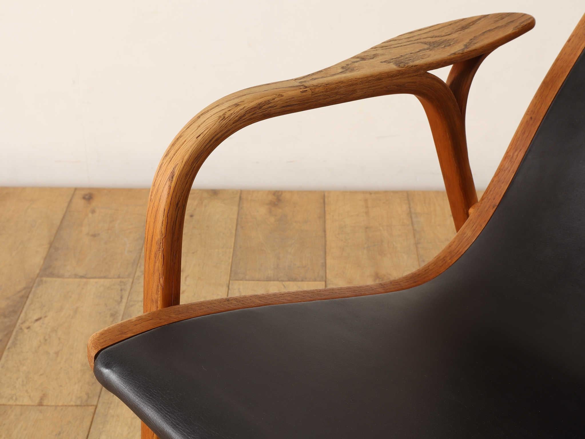 Yngve Ekstrom Lamino Armchair And Ottoman 1960's For Sale 2