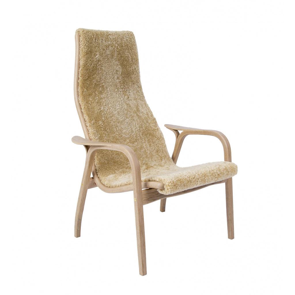 Sheepskin Lamino Lounge Chair by Yngve Ekstrom In Excellent Condition In Utrecht, NL