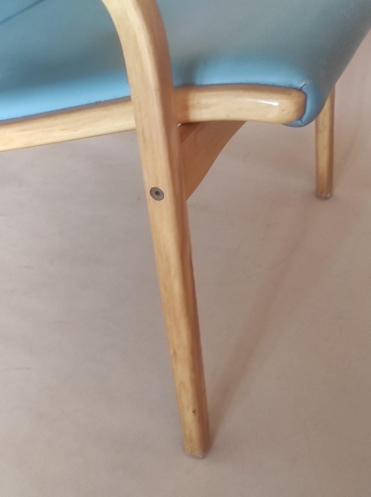 Yngve Ekstrom Lamino Longue Stuhl für Swedese 1960er Jahre im Angebot 6