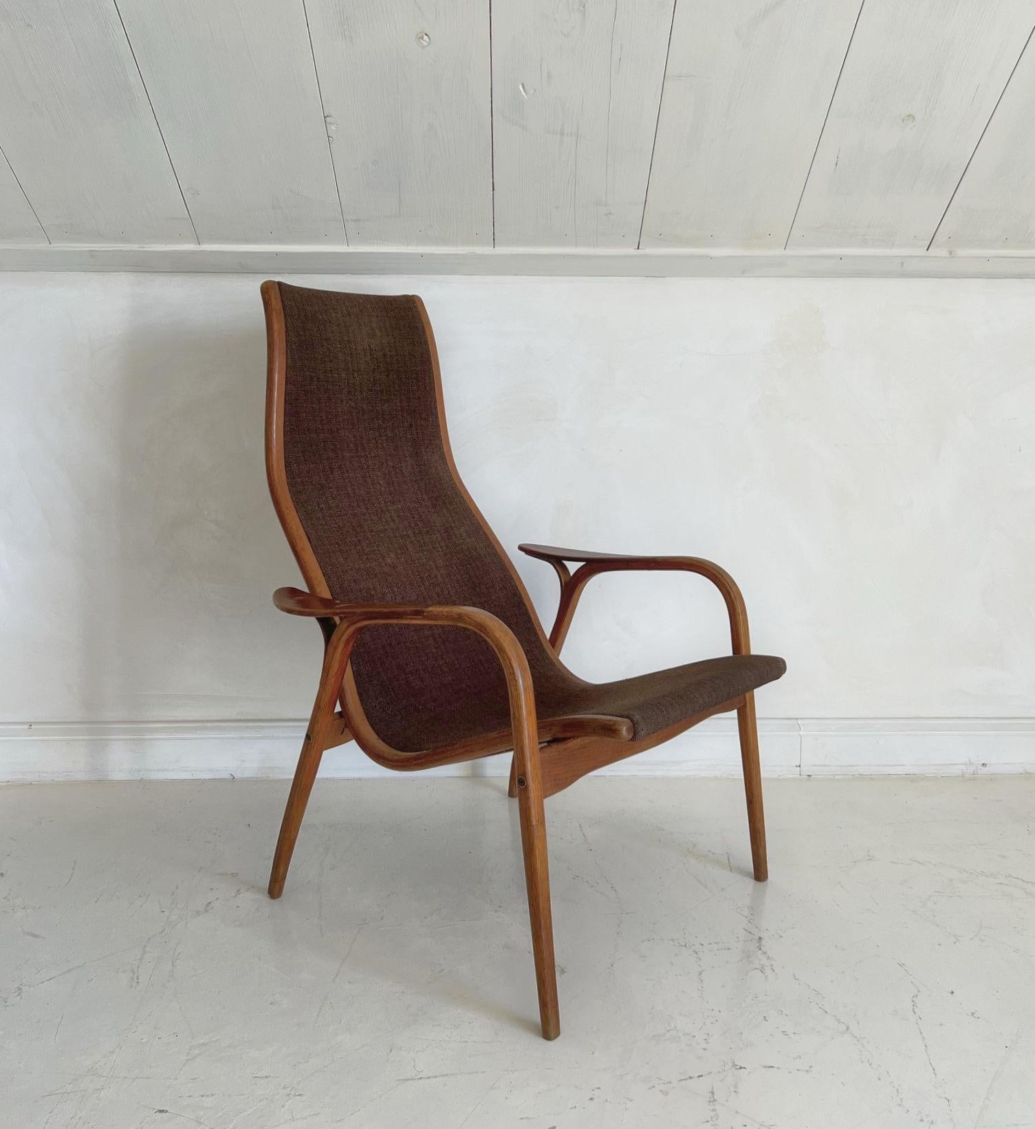 Yngve Ekstrom Lamino Lounge Chair In Good Condition For Sale In Vosselaar, BE