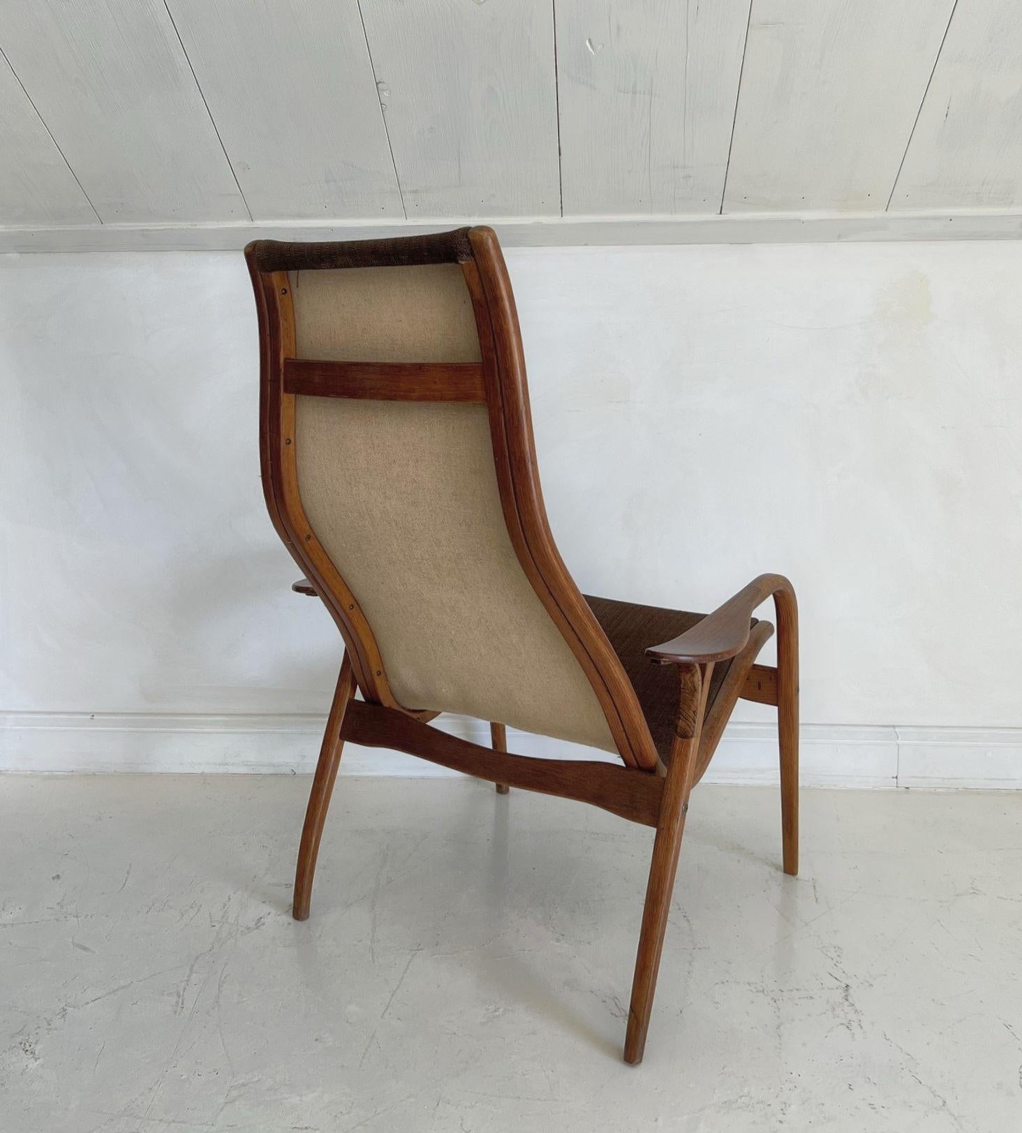 Wool Yngve Ekstrom Lamino Lounge Chair For Sale