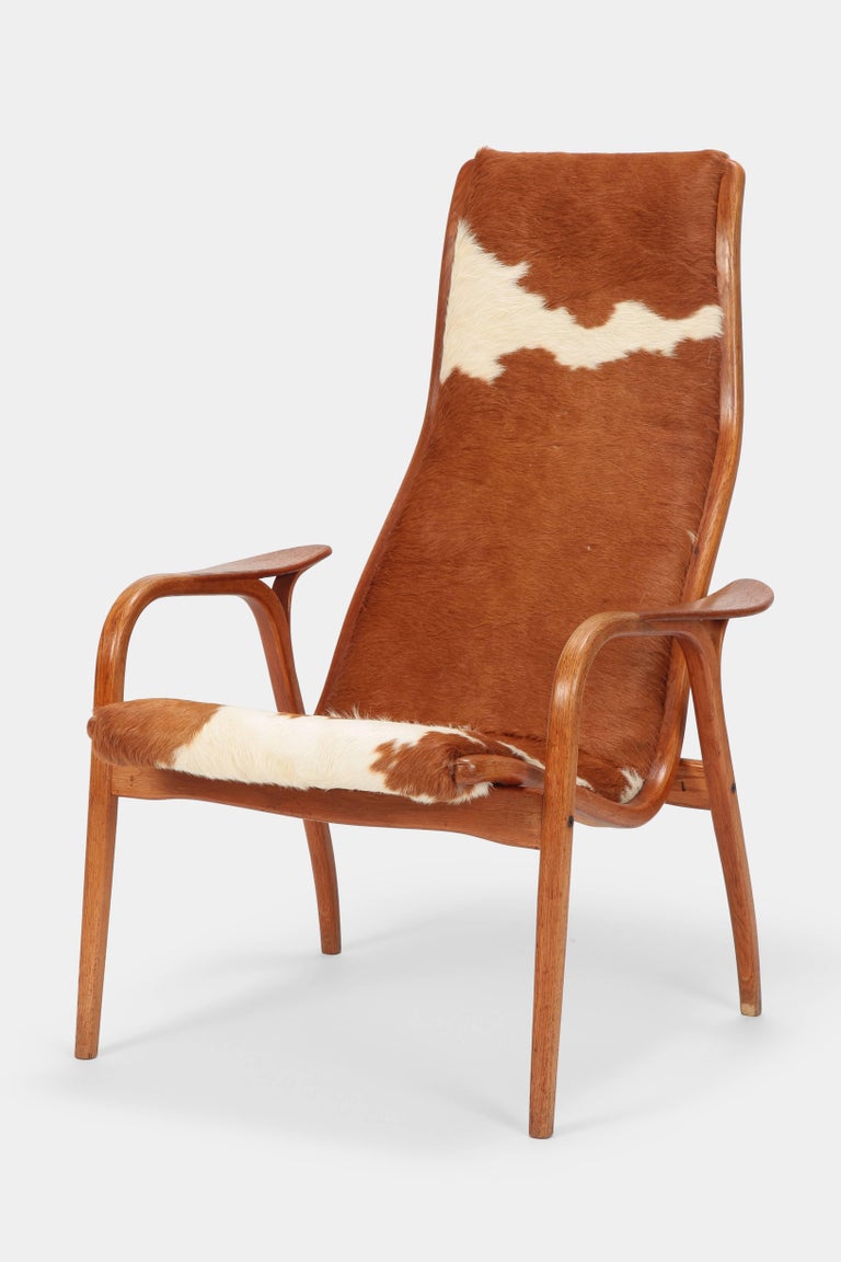 Yngve EkstrÃ¶m âLaminoâ Lounge Chairs and Ottoman, Swedese, 1950s For Sale at 1stdibs
