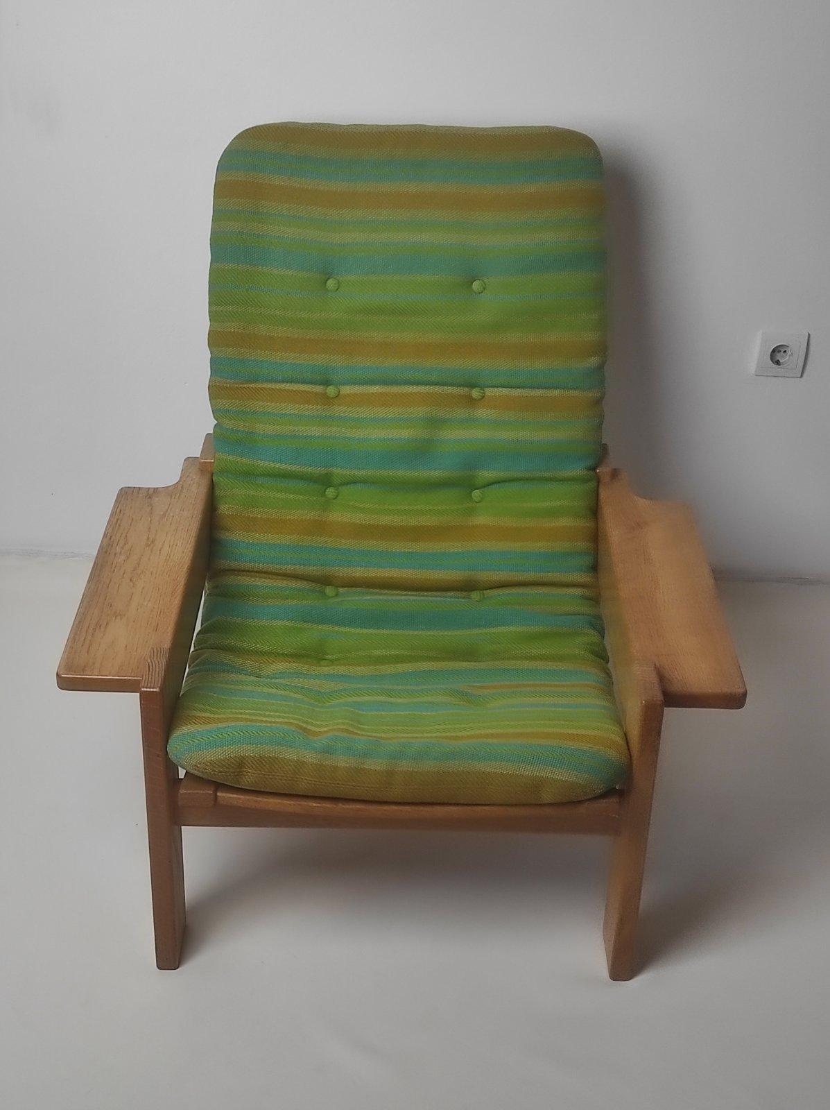 Mid-Century Modern Yngve Ekstrom Longue Chair For Swedese 1960s