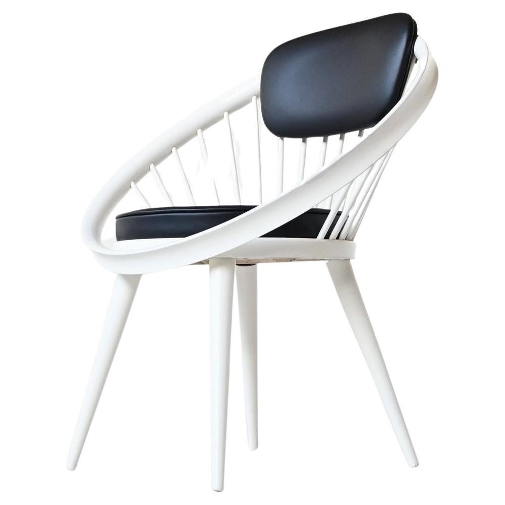 Yngve Ekstrom model “Circle” lounge chair Swedese Sweden 1960