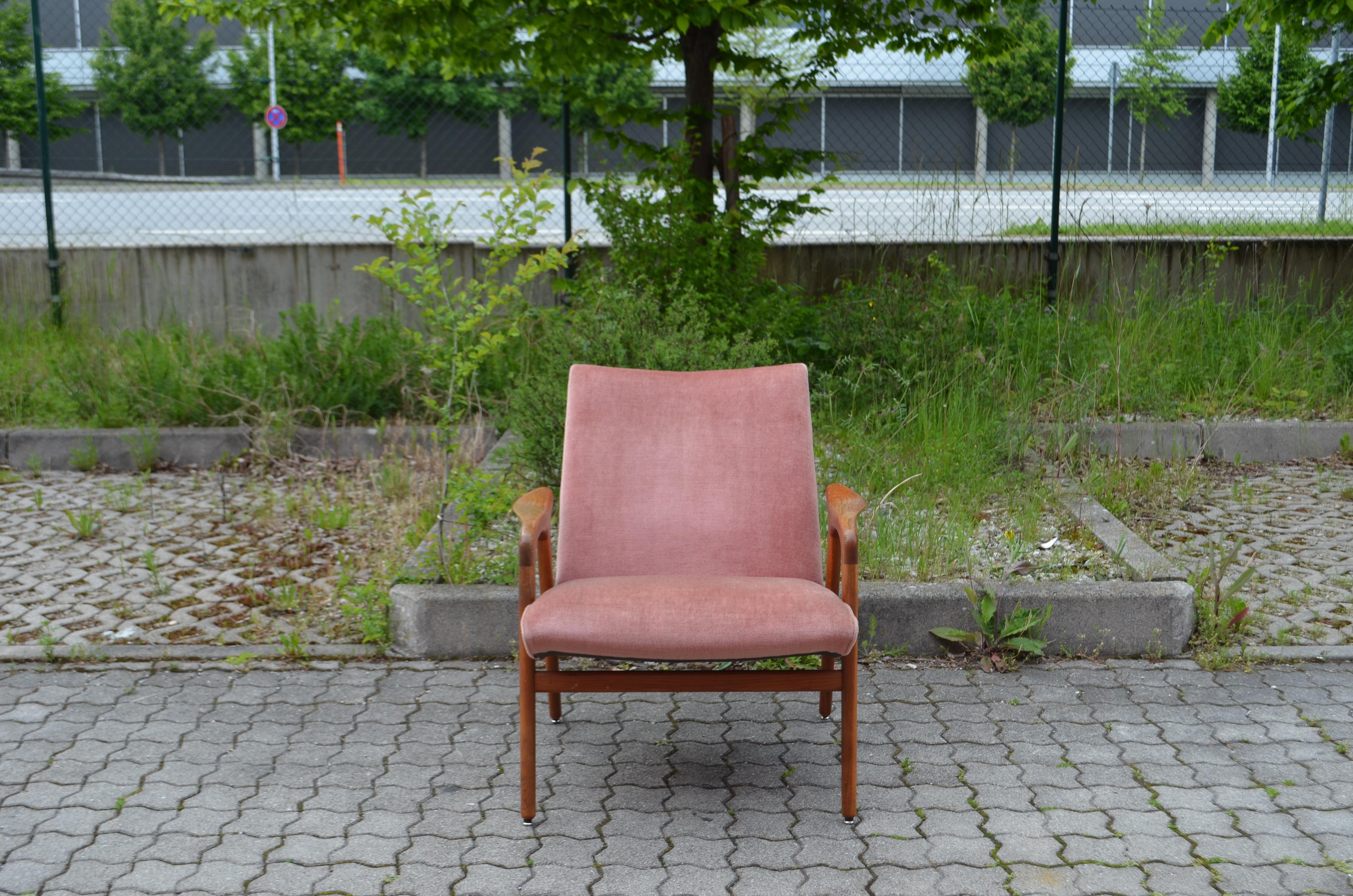 Yngve Ekström Modell Lästo Swedese Cherry Blossom Easy Lounge Chair Oak Set of 2 In Good Condition For Sale In Munich, Bavaria