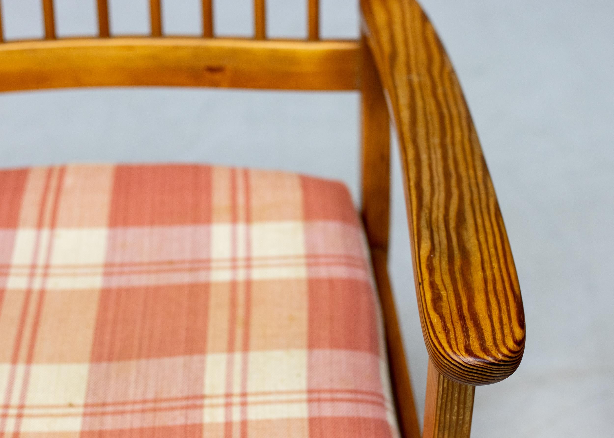 Chaises faciles en pin d'Oregon pour Swedese, Suède, années 1950 Bon état - En vente à Dronten, NL