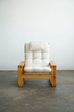 Fauteuil « Pine » d'Yngve Ekström, Swedese, style Mid-Century Modern, années 1970