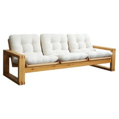 Yngve Ekström Pine Sofa, Swedese, Mid Century Modern, 1970s