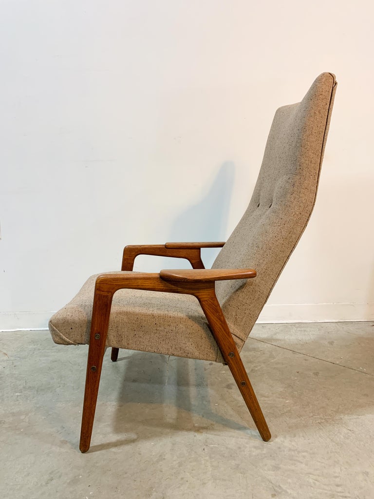 Yngve Ekstrom Ruster Swedish Mid-Century Modern Chair For Sale 6