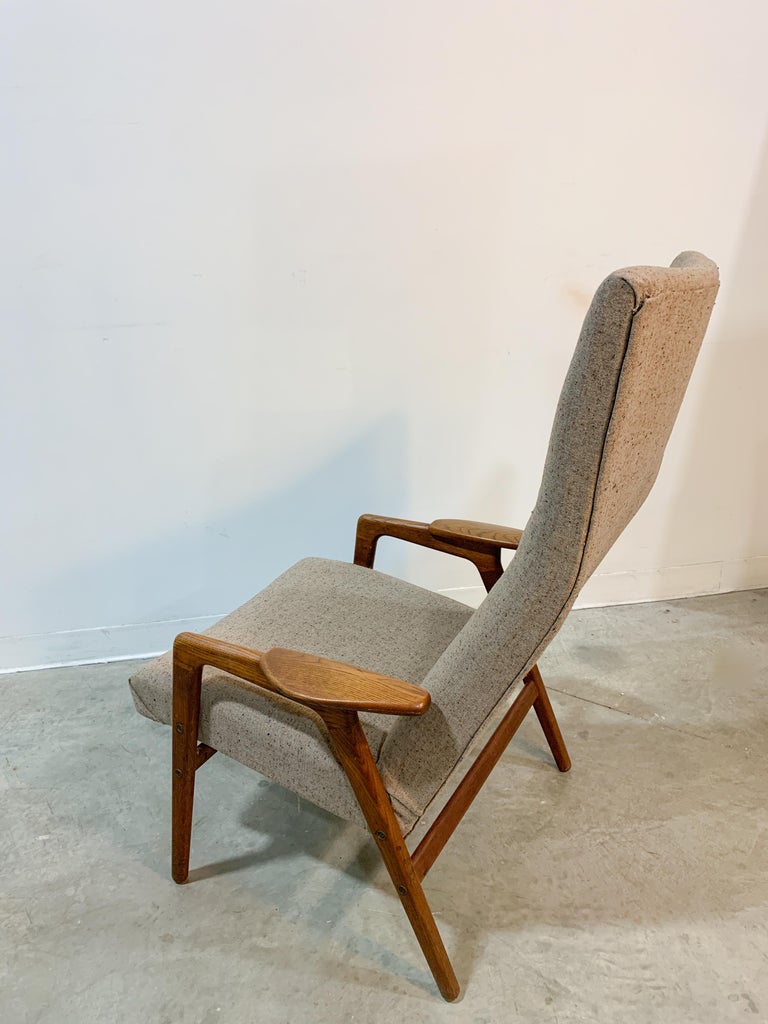 Yngve Ekstrom Ruster Swedish Mid-Century Modern Chair For Sale 8