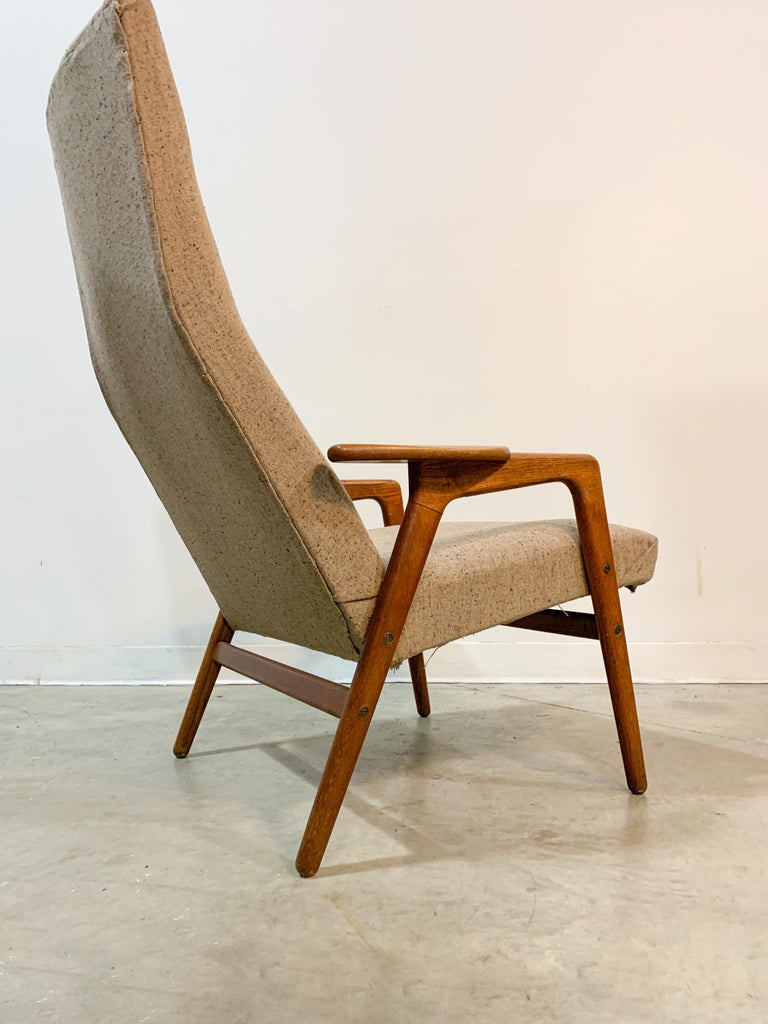 Yngve Ekstrom Ruster Swedish Mid-Century Modern Chair For Sale 10