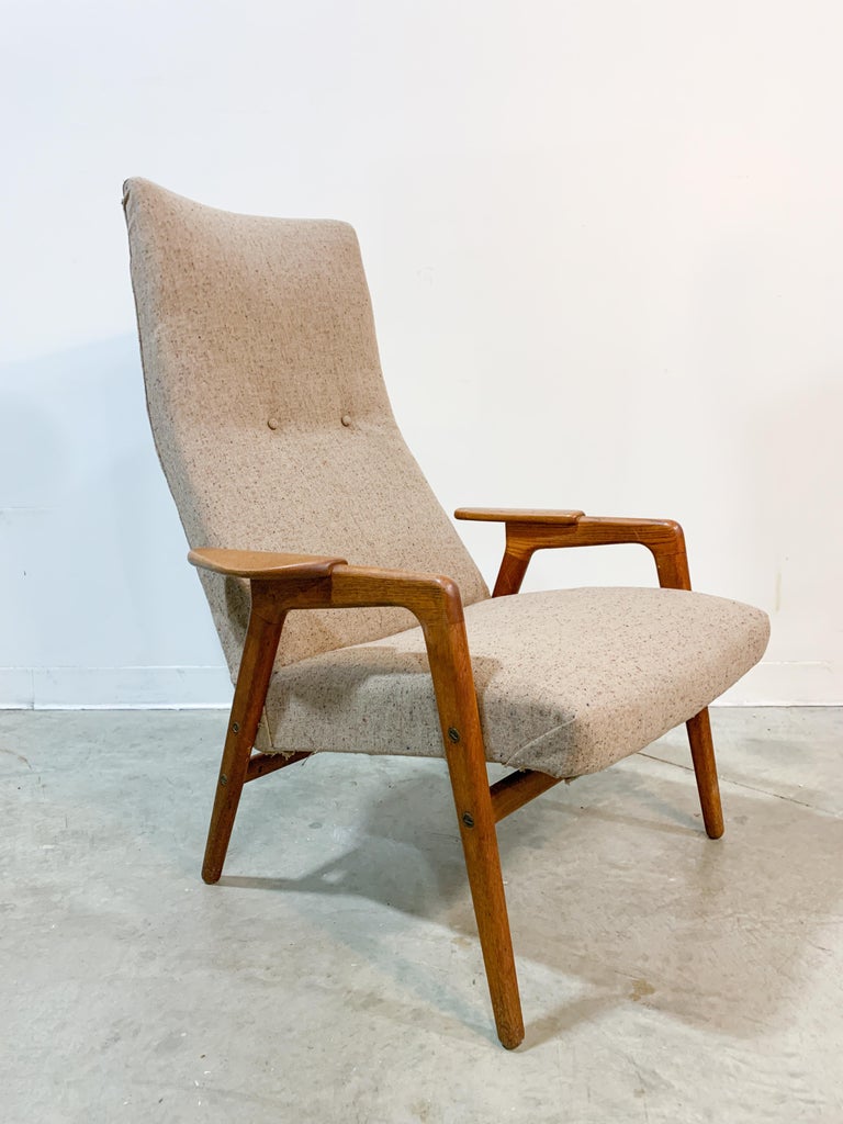 20th Century Yngve Ekstrom Ruster Swedish Mid-Century Modern Chair For Sale