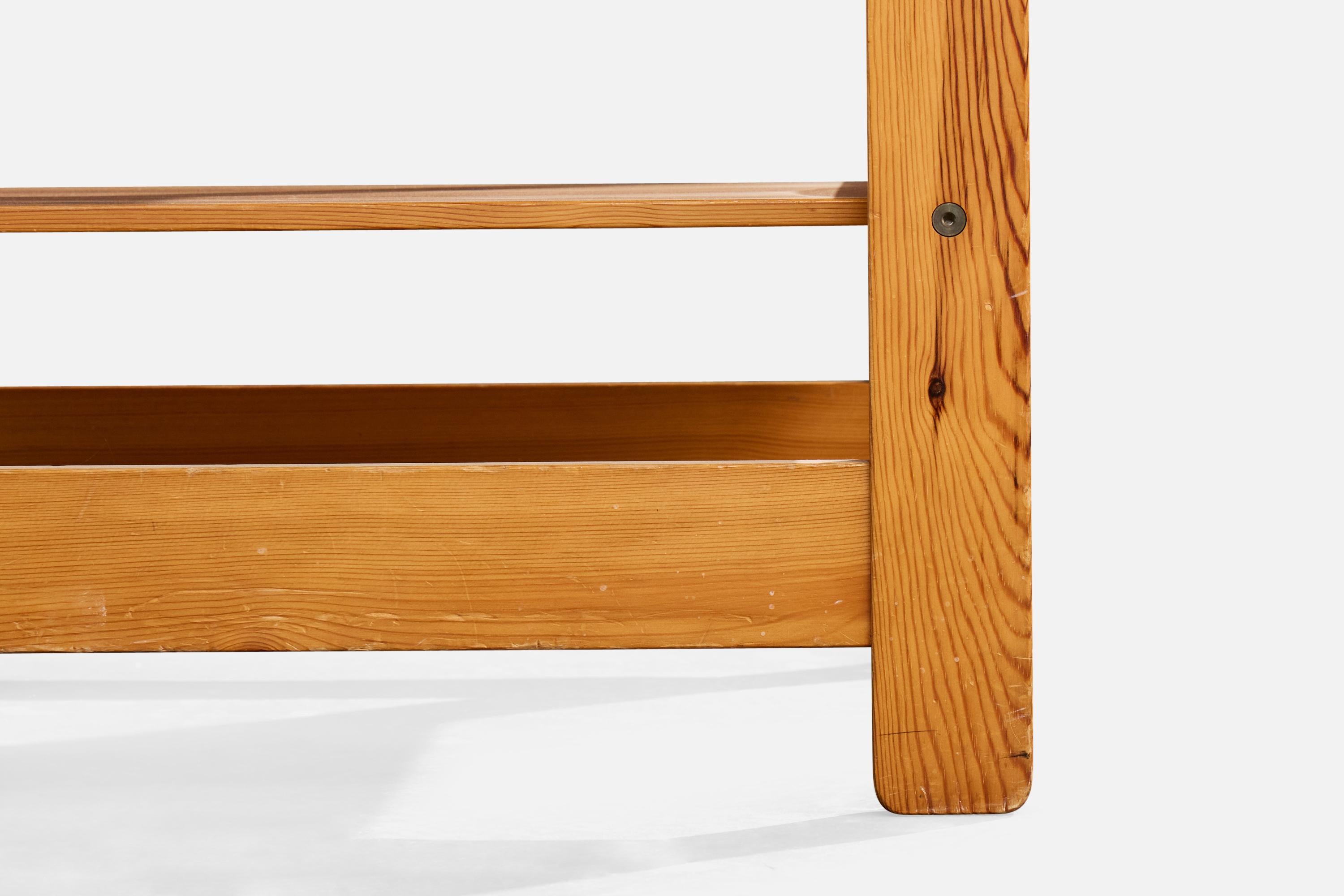 Yngve Ekström, Serving Cart, Pine, Sweden, 1970s For Sale 1