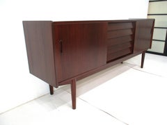 Yngve Ekstrom Teak Danish Style Credenza for Swedese / Pastoe Sweden