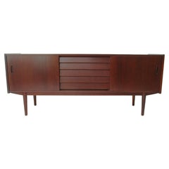 Yngve Ekstrom Teak Danish Style Credenza for Swedese / Pastoe Sweden