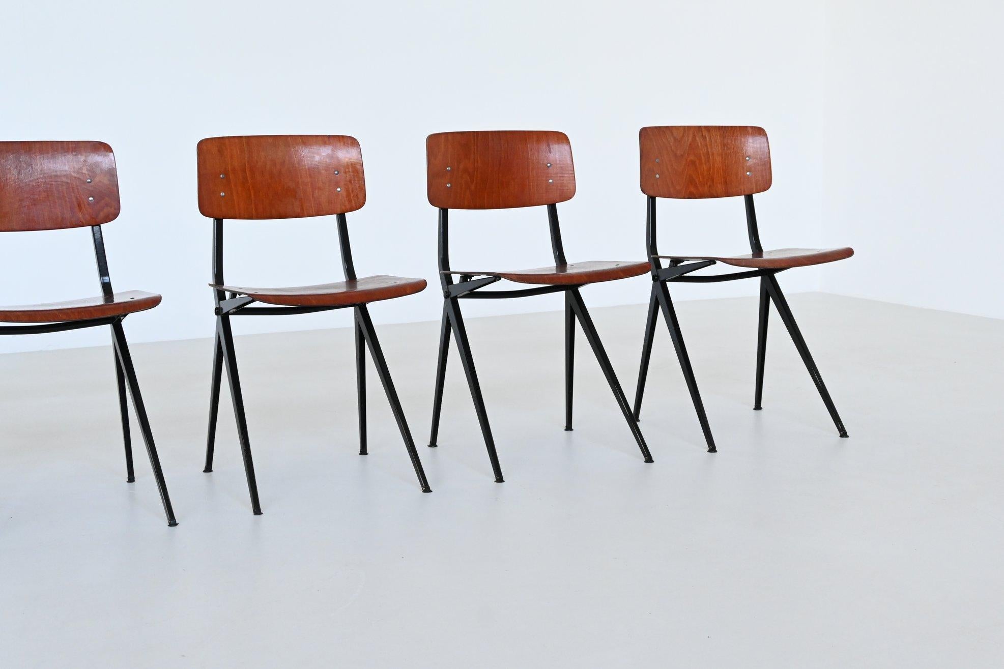 Ynske Kooistra industrial Compass dining chairs Marko The Netherlands 1960 4