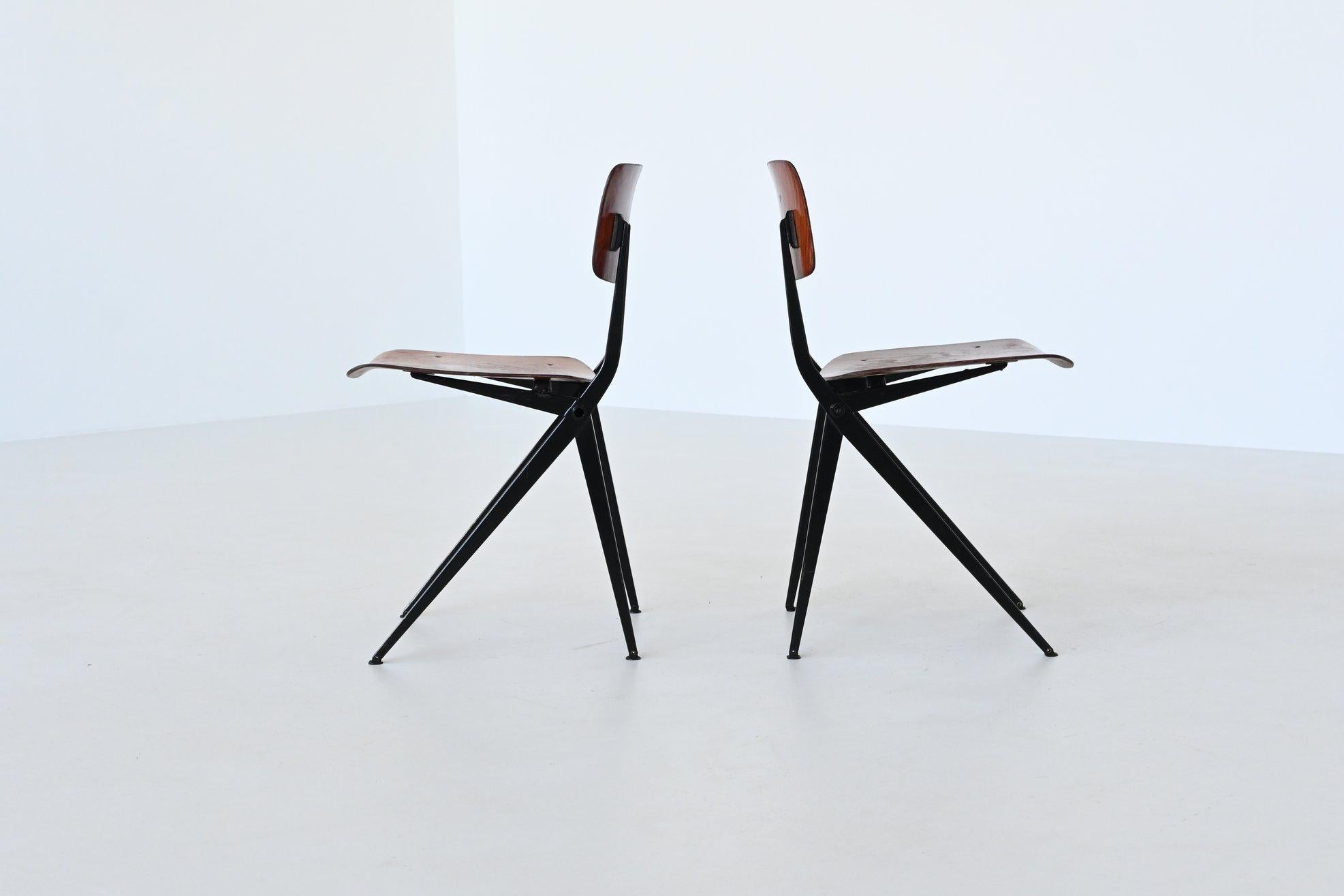 Ynske Kooistra industrial Compass dining chairs Marko The Netherlands 1960 6