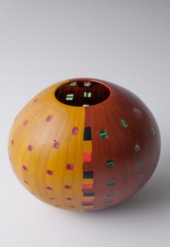 Yochi Ohira, "Senape E Marrone Con Murrine" Vase, 1997