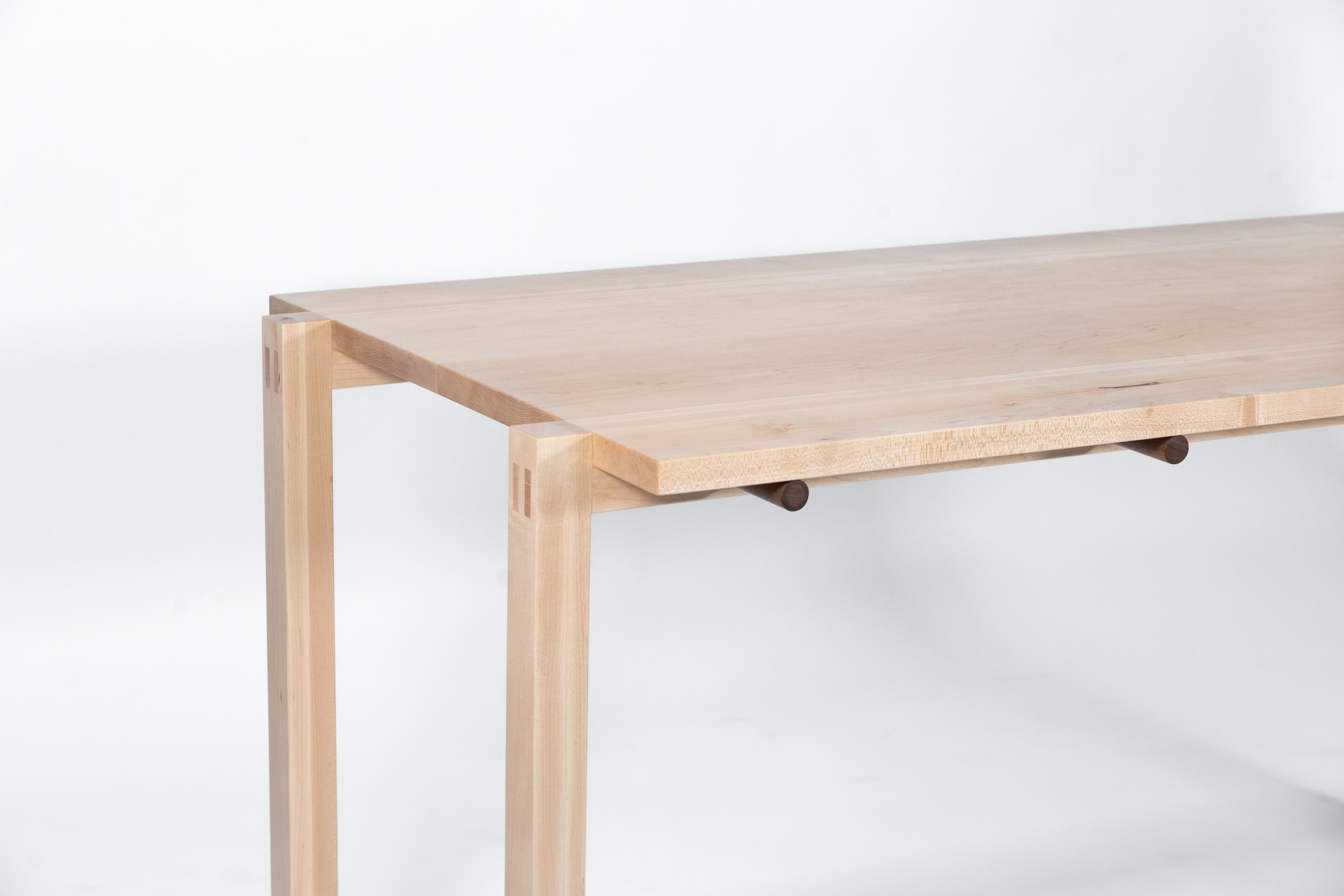 muji pine folding table