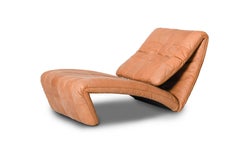 Yoga, Hand-Crafted Leather Lounge Chair, Contemporary Design