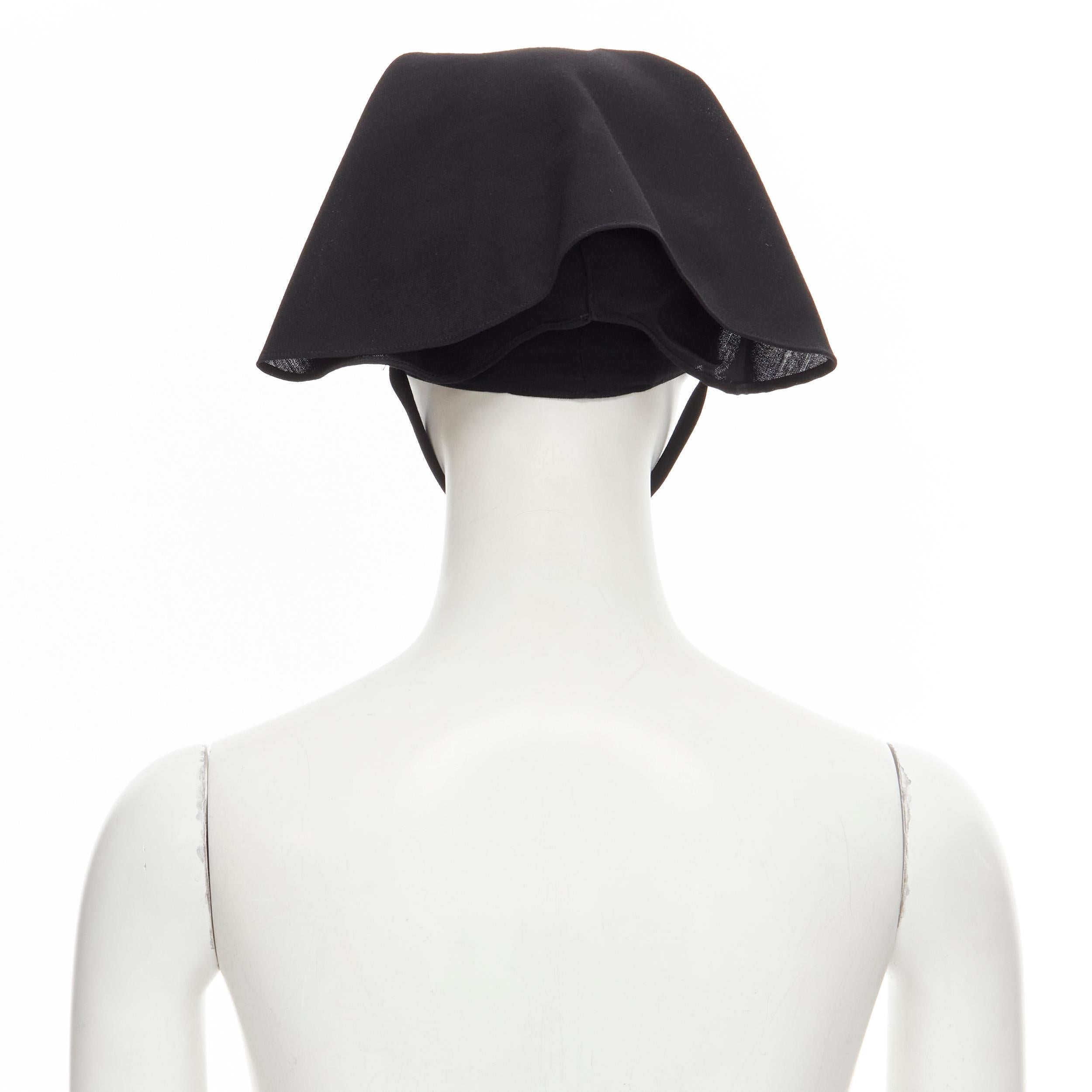 black nurse hat