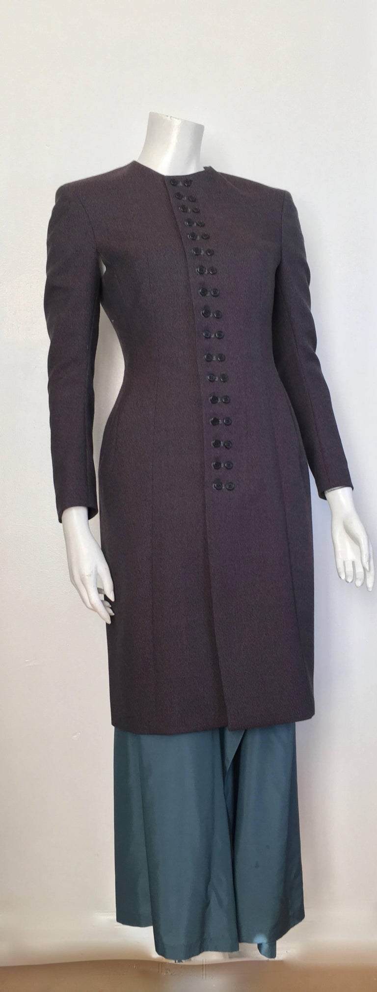 Yohji Yamamoto 1980s Wool Jacket Dress with Detachable Silk Skirt Size ...