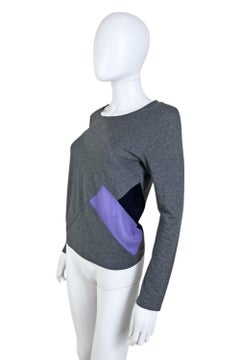 Yohji Yamamoto 2000's Cotton Cross Grey Purple Longsleeve