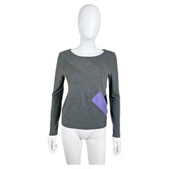 Yohji Yamamoto 2000's Cotton Cross Grey Purple Longsleeve