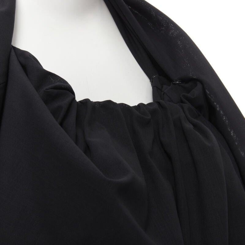 YOHJI YAMAMOTO 2012 Runway metal ring halter top transformable bag Very Rare For Sale 6