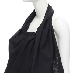 YOHJI YAMAMOTO 2012 Runway metal ring halter top transformable bag Very Rare