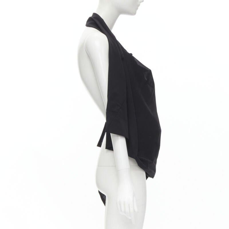YOHJI YAMAMOTO 2012 Runway metal ring halter top transformable bag Very Rare In Excellent Condition For Sale In Hong Kong, NT