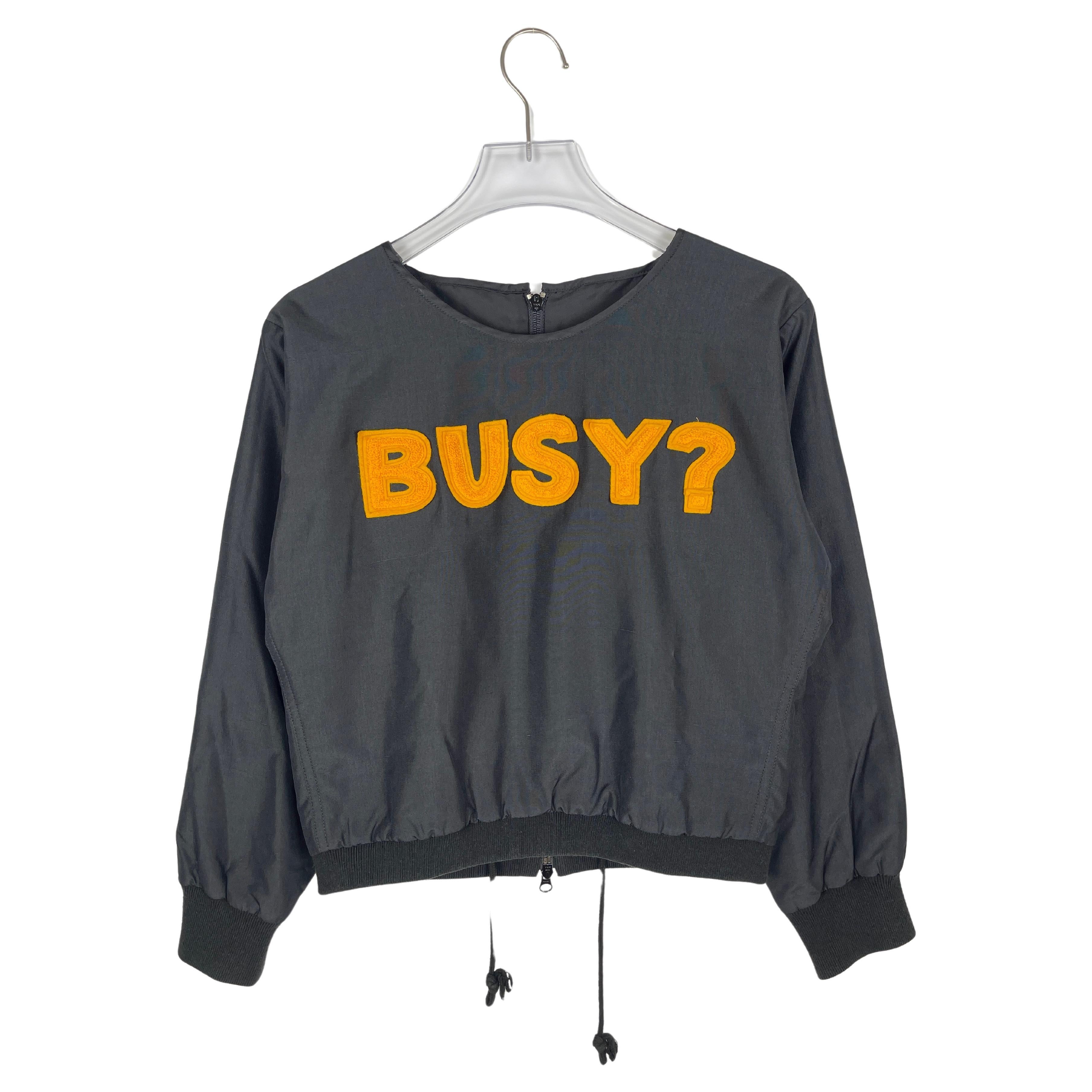 Yohji Yamamoto A/W2002 "Busy" Zip-Up Shirt For Sale