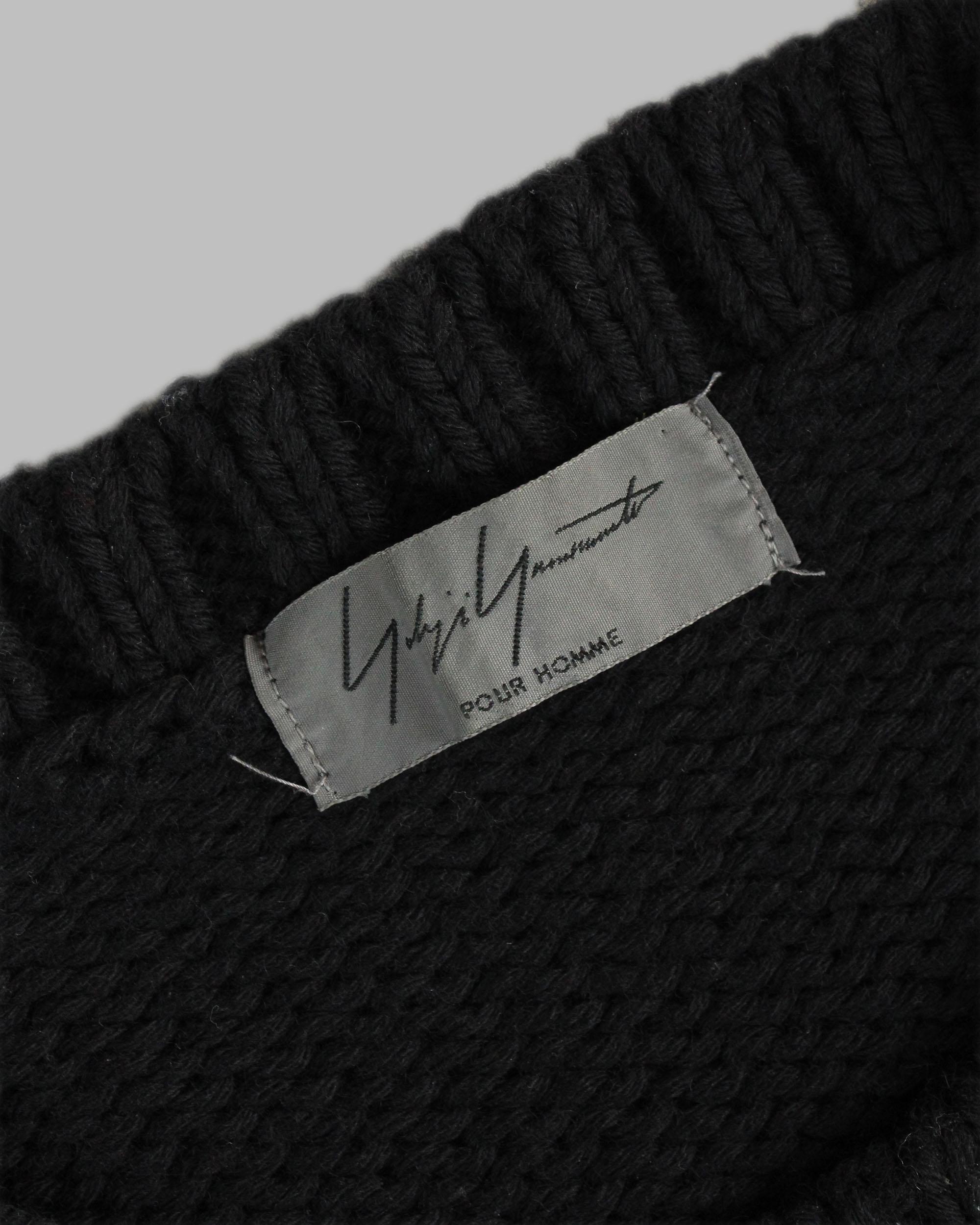 De los hombres Yohji Yamamoto A/W2004 Jersey oversize pintado a mano - Talla 3 en venta