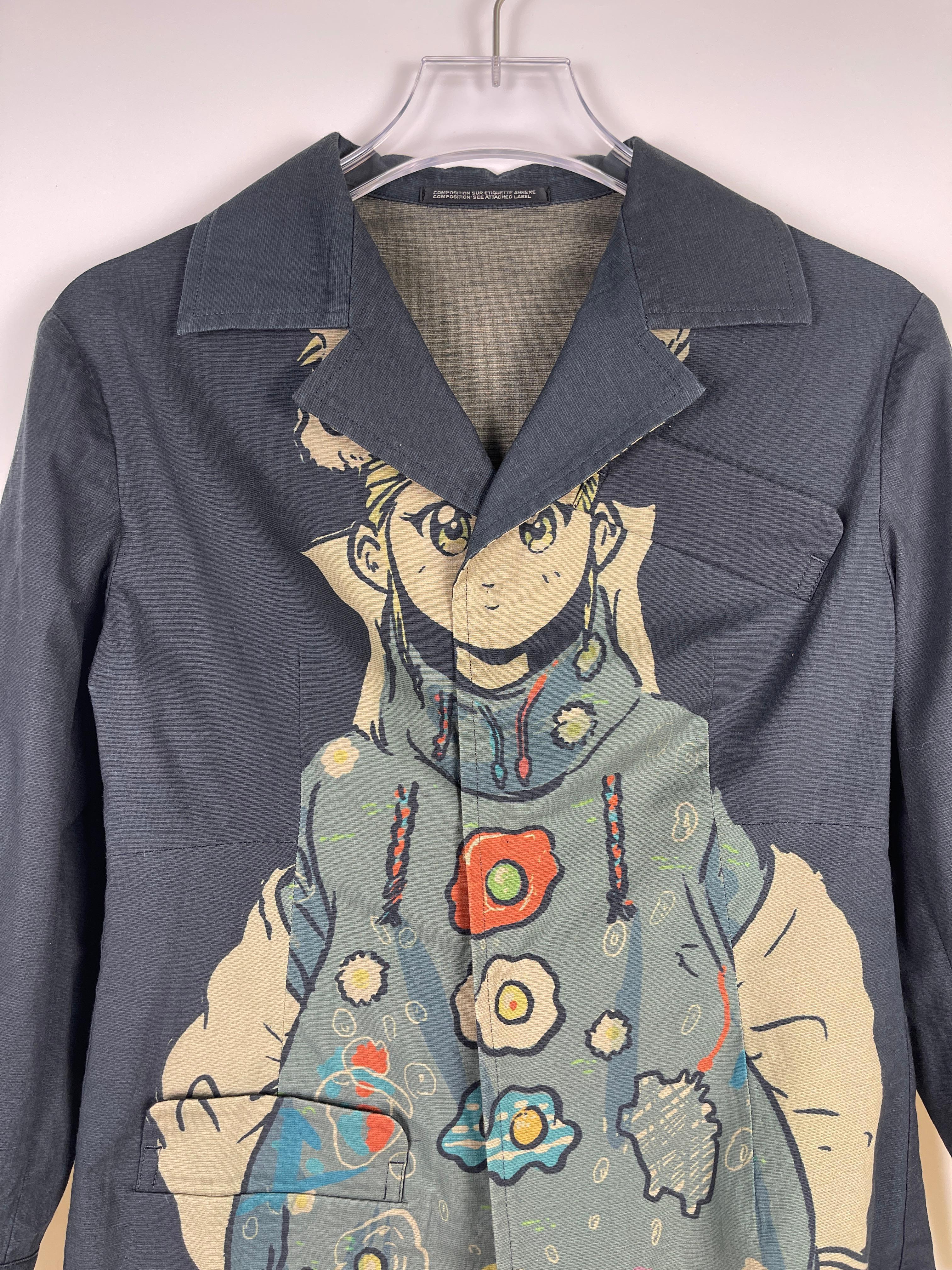 Women's or Men's Yohji Yamamoto A/W2018 Anime Print Jacket For Sale