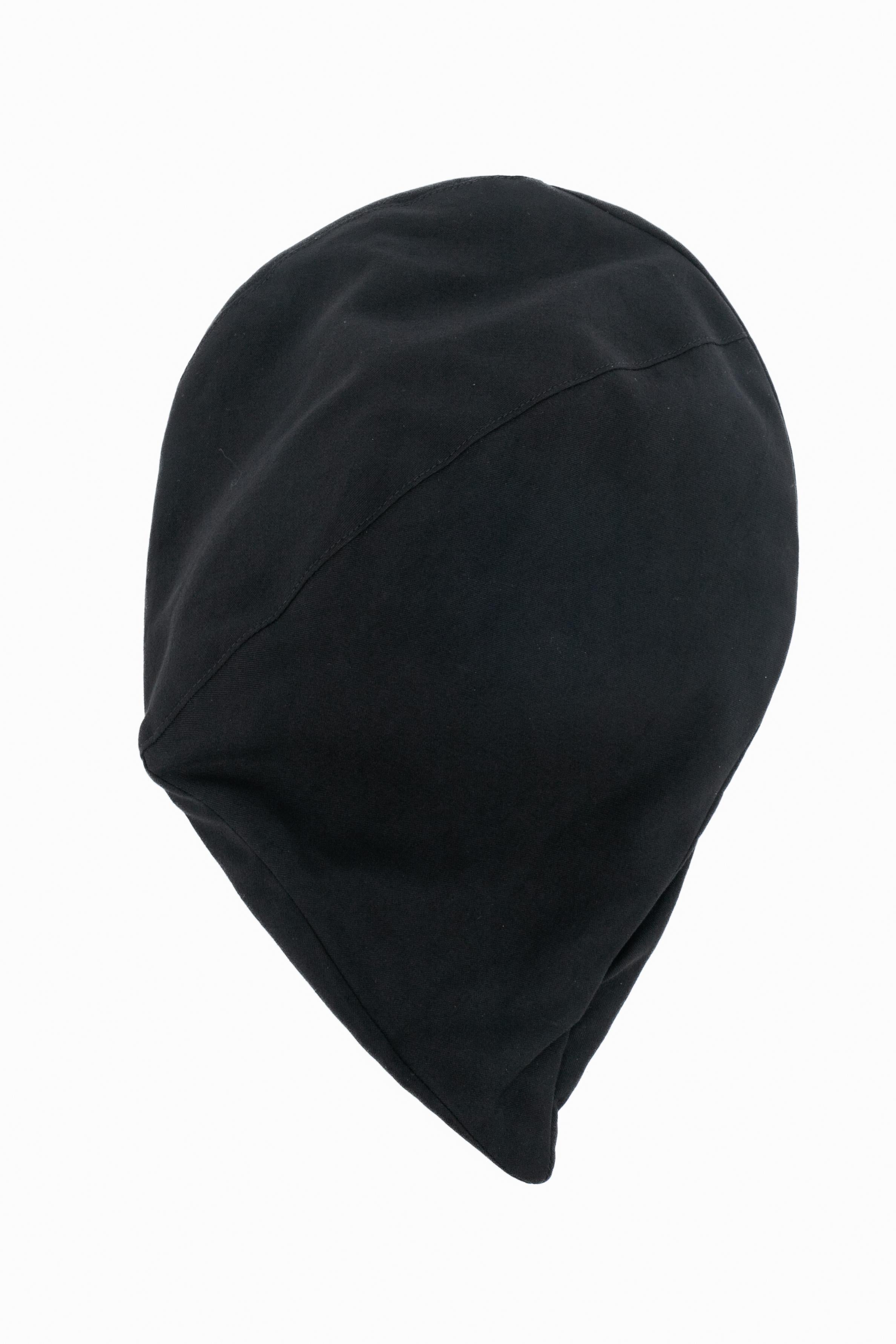 Noir Yohji Yamamoto beret hat en vente