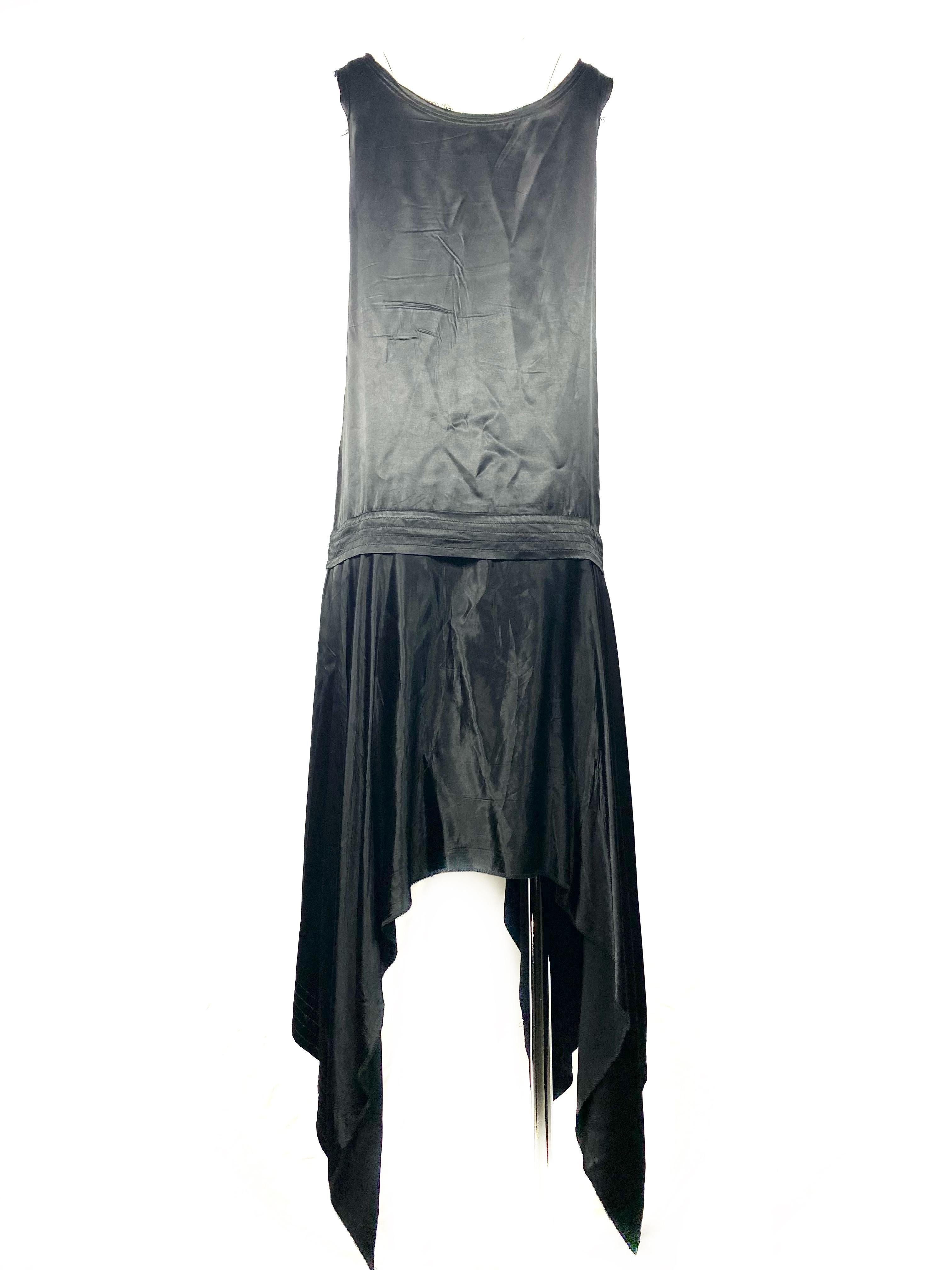 Maxivestido Yohji Yamamoto Negro y Beige, Talla 3 en venta 7
