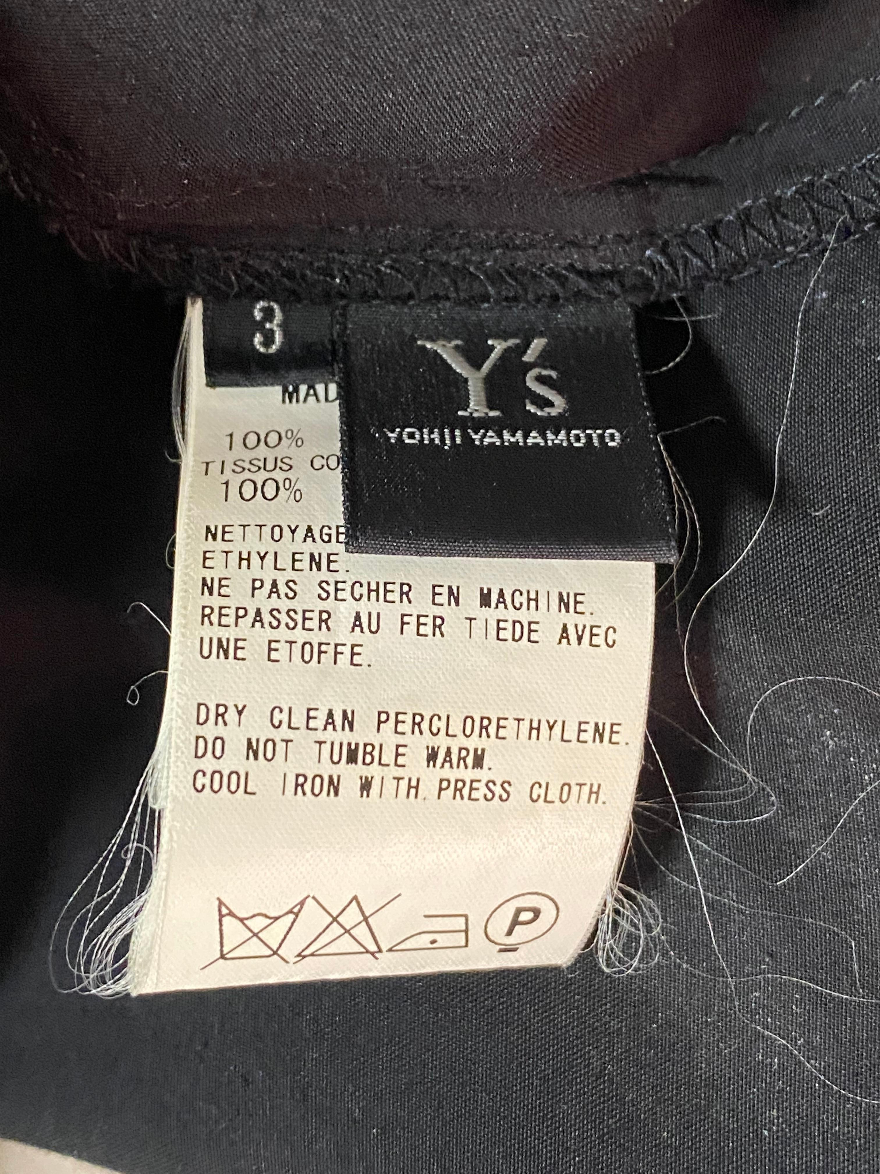 Yohji Yamamoto Black and Beige Maxi Dress, Size 3 For Sale at 1stDibs