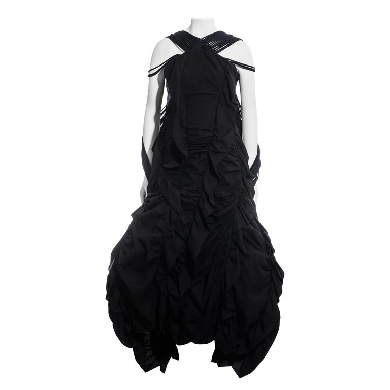 Yohji Yamamoto black cotton ruched crinoline maxi dress, ss 2008 For Sale at 1stDibs | yohji yamamoto dress, mila lace panelled frill trim maxi dress, black cotton maxi dress Yohji Yamamoto black cotton ruched crinoline maxi dress, ss 2008 For Sale at 1stDibs | yohji yamamoto dress, mila lace panelled frill trim maxi dress, black cotton maxi dress