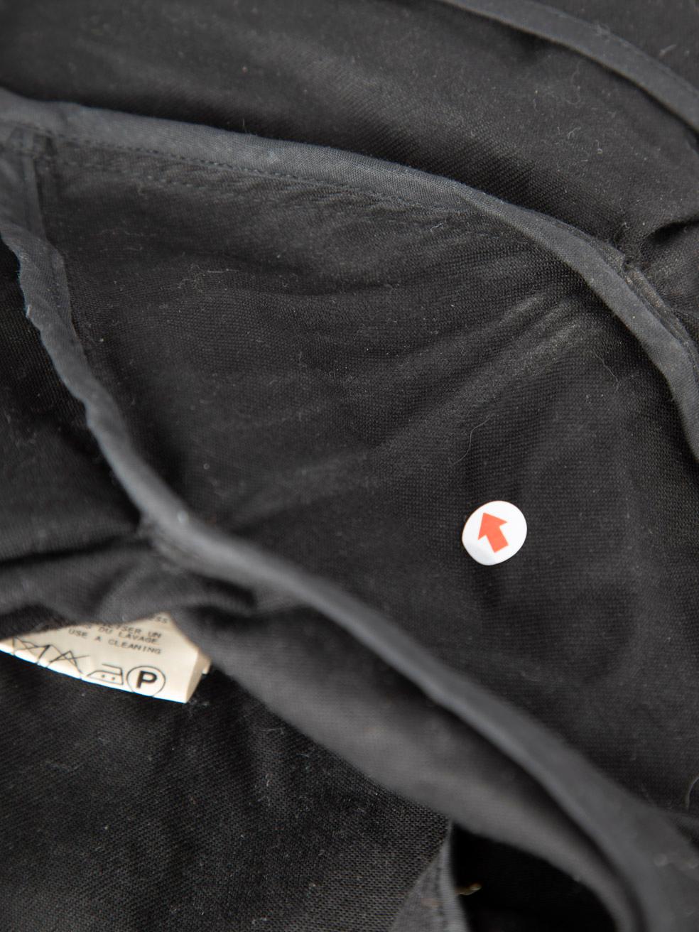 Yohji Yamamoto - Veste noire courte à manches courtes, taille XS Pour femmes en vente