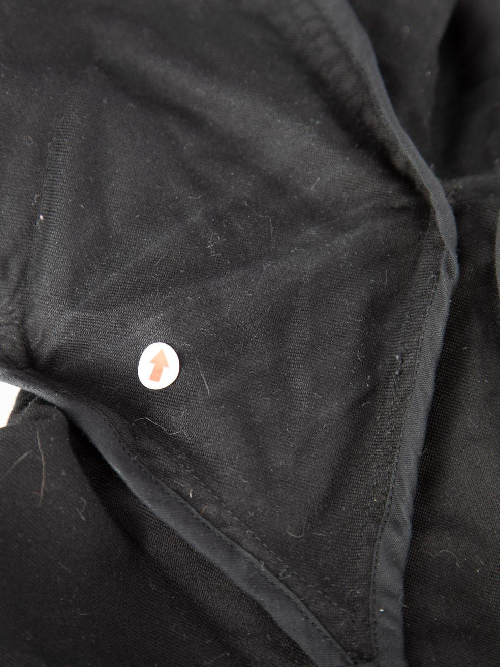 Yohji Yamamoto - Veste noire courte à manches courtes, taille XS en vente 1