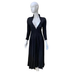 Yohji Yamamoto Schwarzes Kleid Größe 2