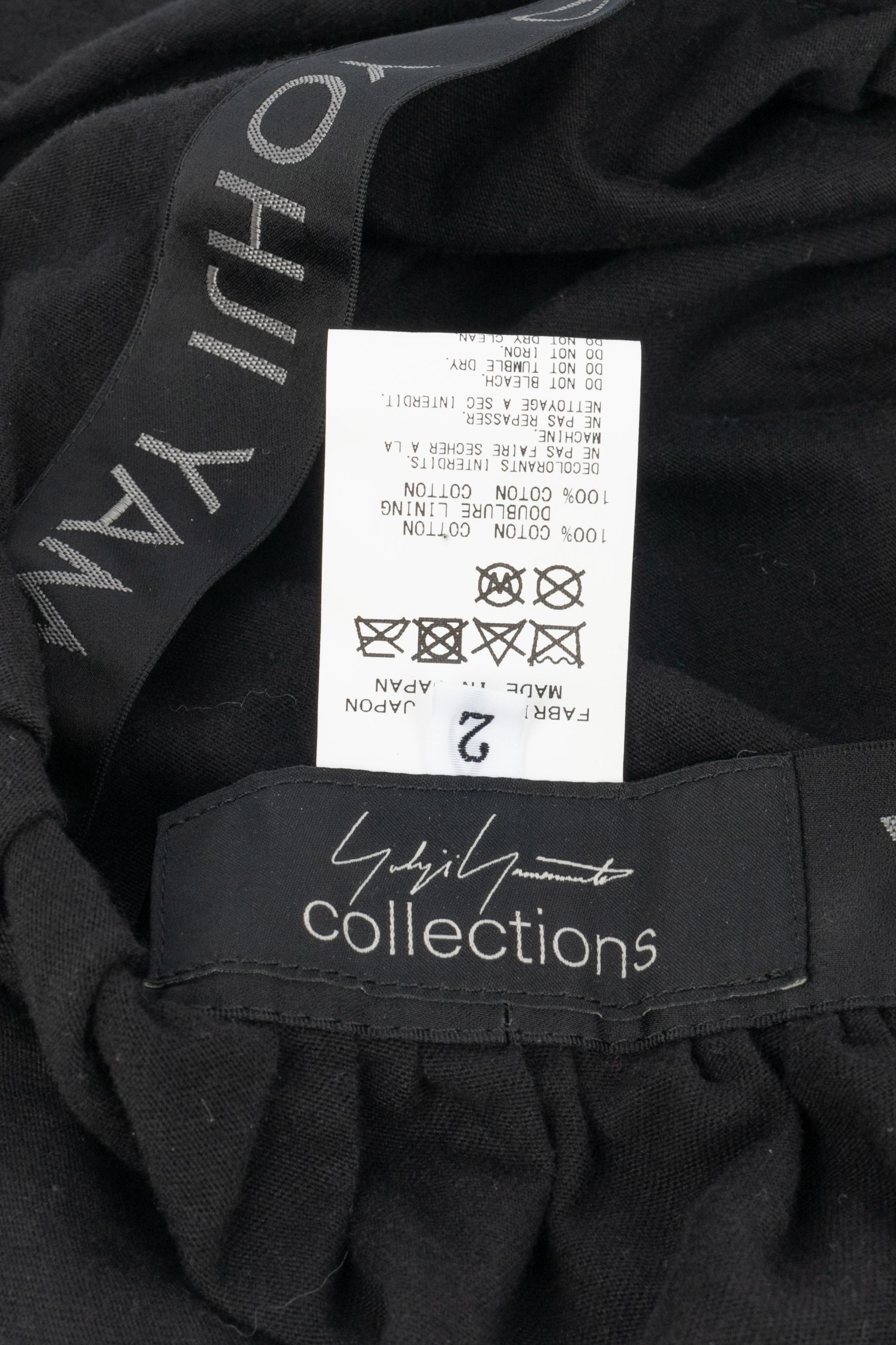 Yohji Yamamoto black hat in vendita 4