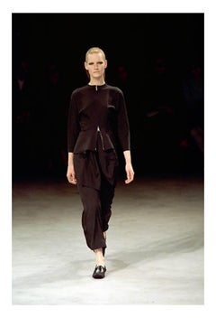 Yohji Yamamoto - Giacca nera e gonna a fascia - Ensemble 2000