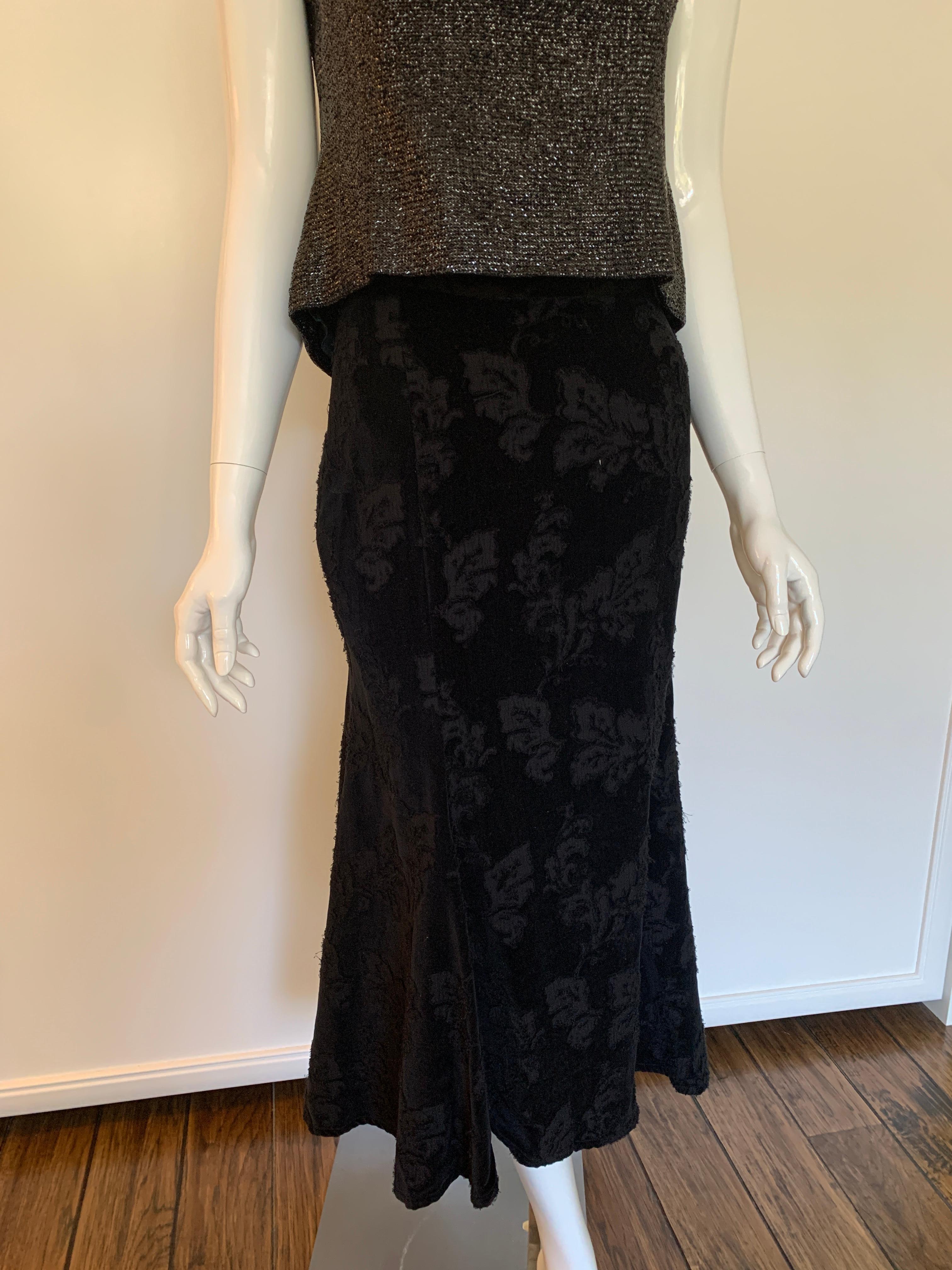 Yohji Yamamoto Negro  Falda Talla 1 en venta 3