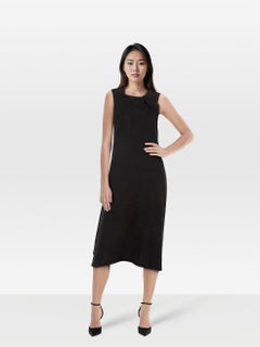 Yohji Yamamoto Black Wool Loose Fitted Dress Size XS